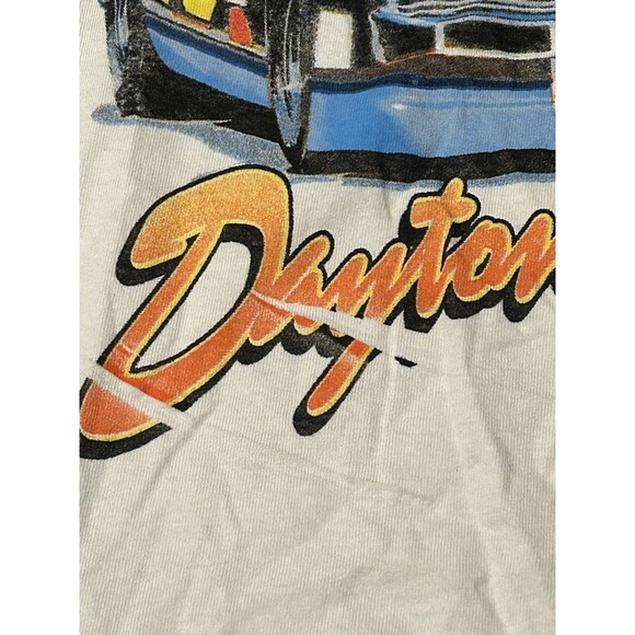 NWOT NASCAR Daytona 500 Racing Graphic T-Shirt Size M Misprint Error Stock Car - Picture 2 of 3
